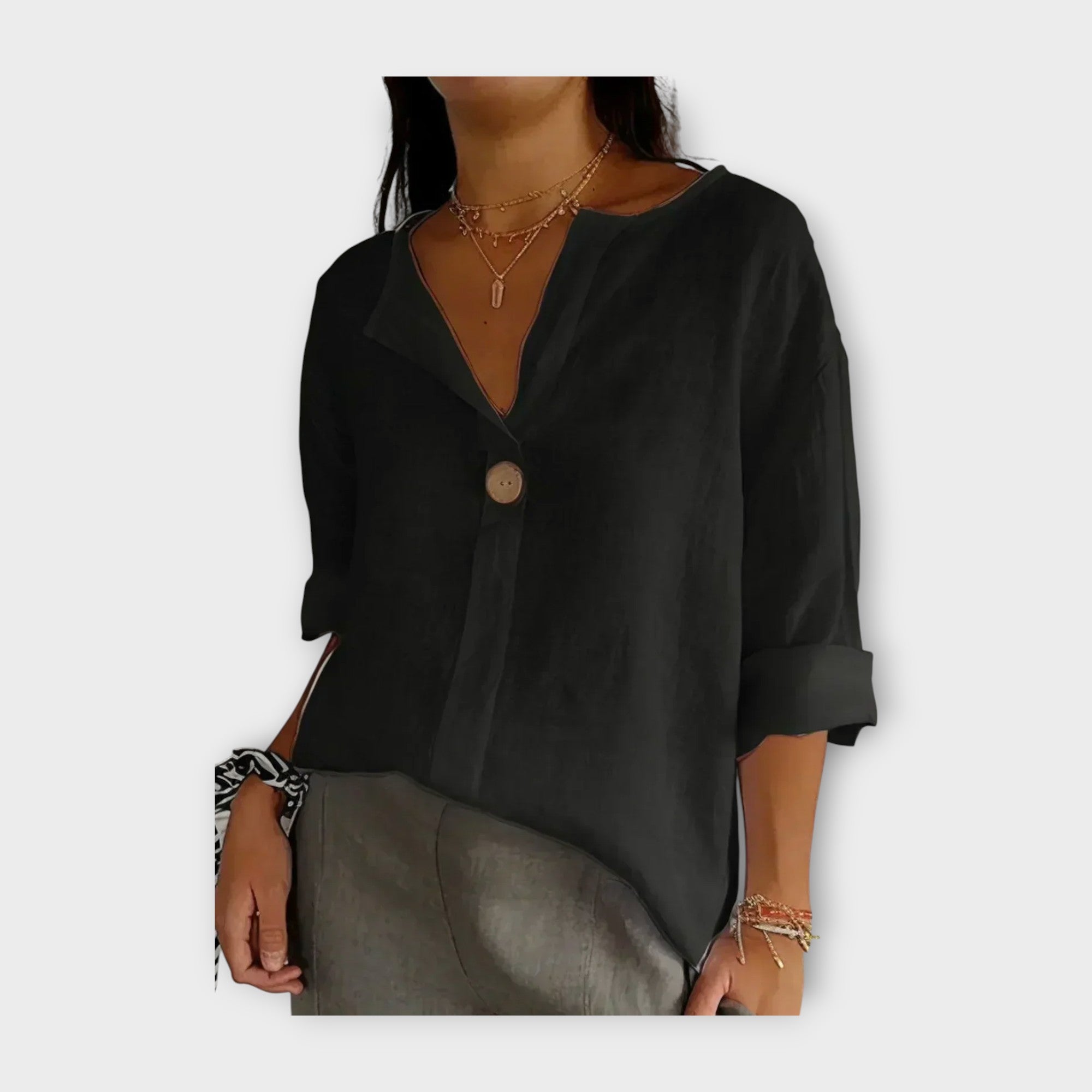Blusa Lino Vivienne