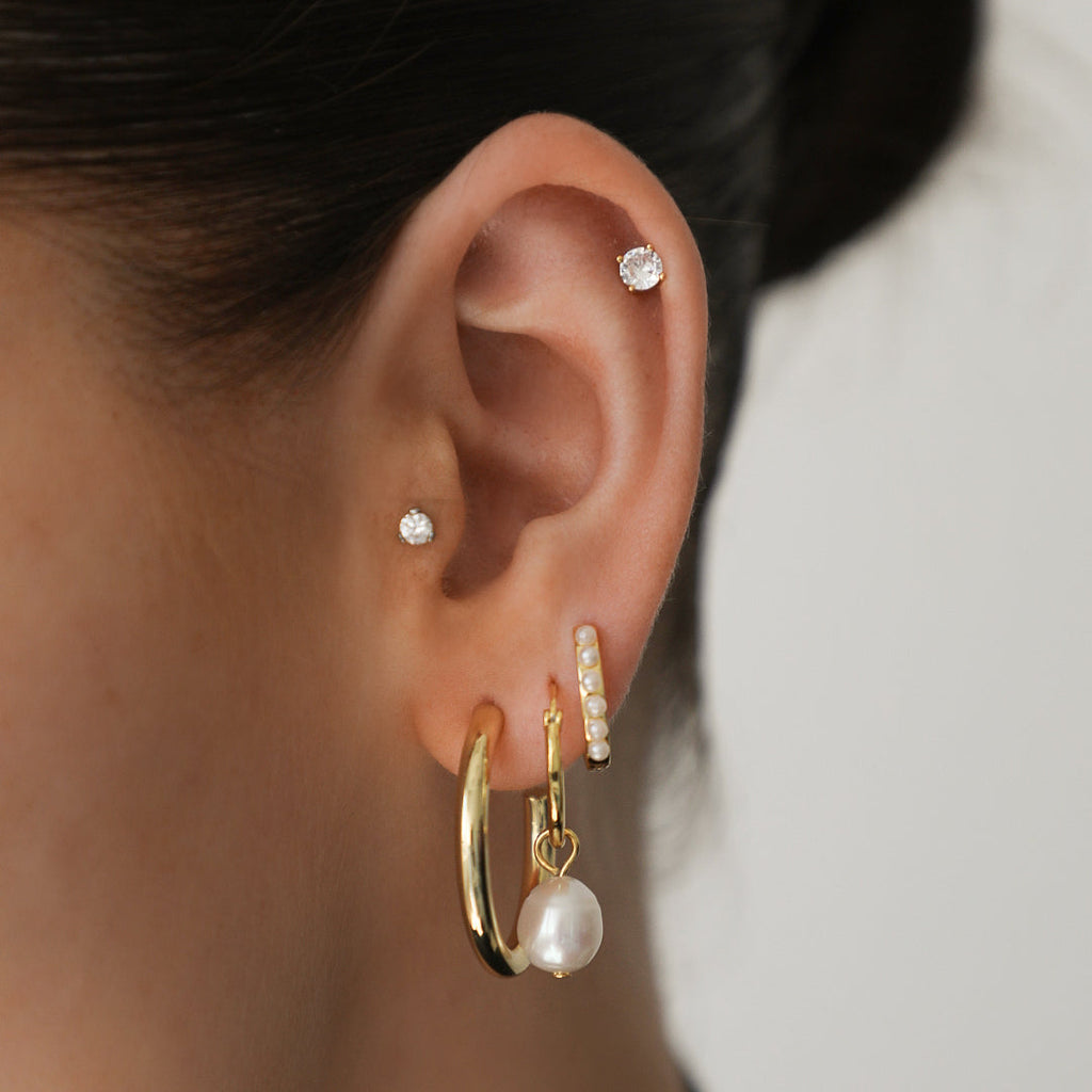 Pendientes Celeste