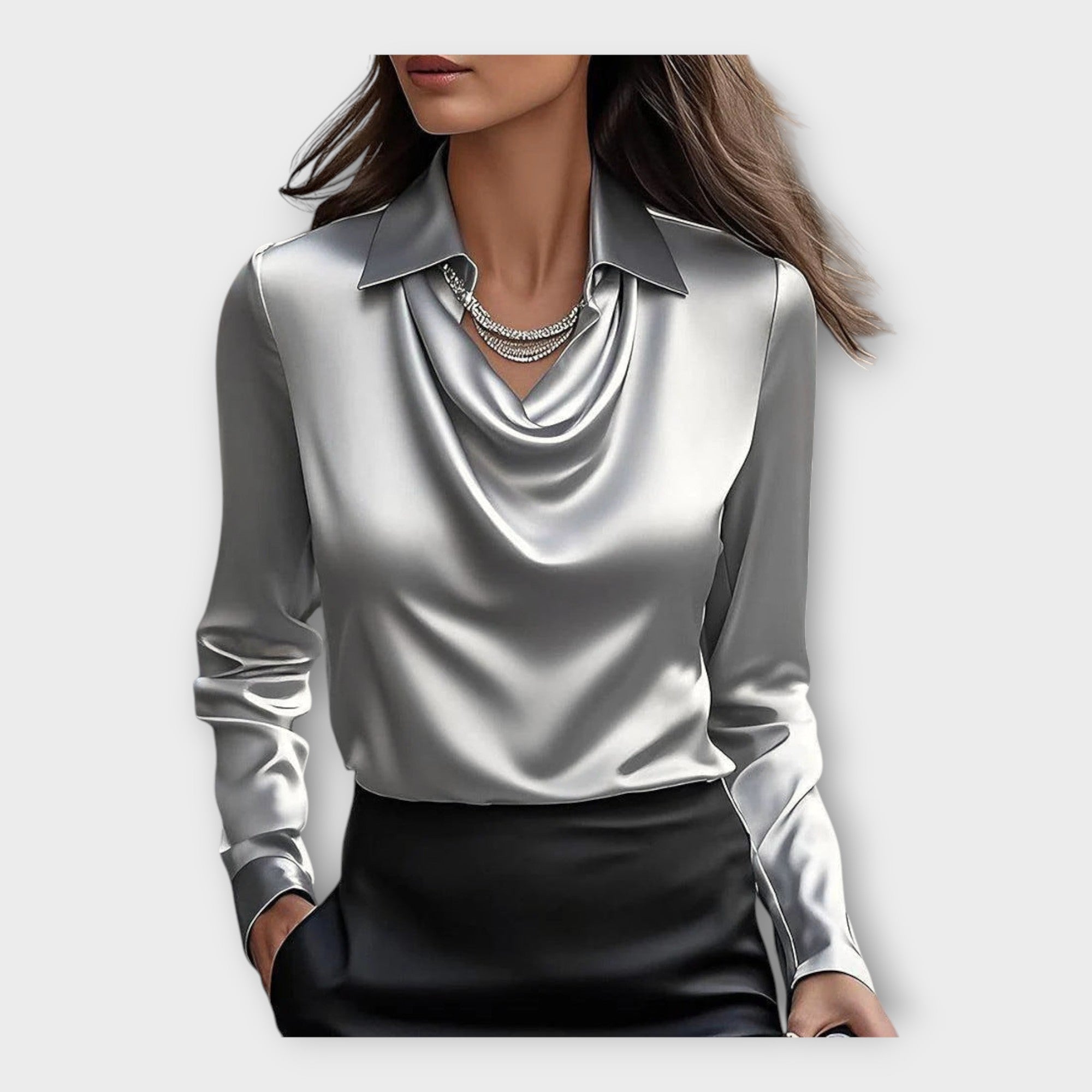 Blusa Satin Céline